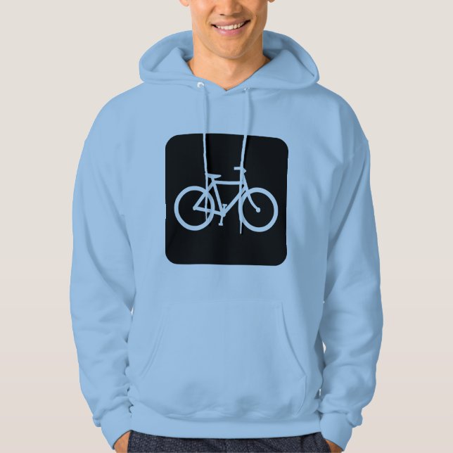Moletom Sinal de Bicicleta - Preto (Frente)