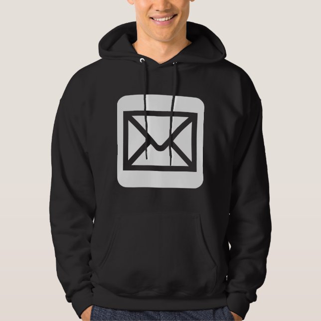 Moletom Sinal de envelope - branco (Frente)