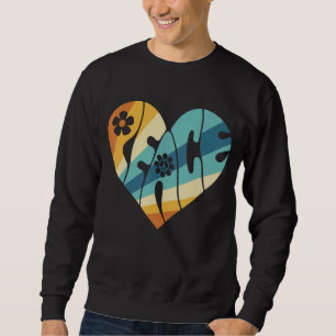 Moletom Sinal de Paz com Roller de Amor Desfiguração 70s F