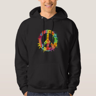 Moletom Sinal de Paz Mundo Amor Flores Vibrações Hippie Gr