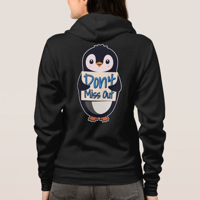 Moletom Sinal de Pinguim Não Perca (Verso)