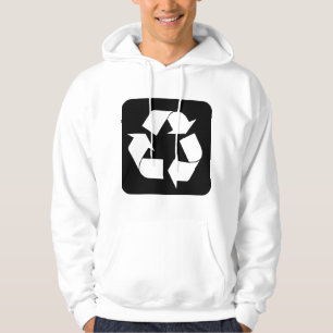 Moletom Sinal de reciclagem - Preto