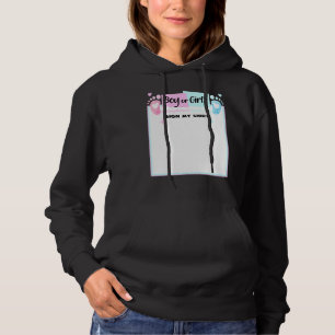 Moletom Sinal de Revolução de Gênero Meu Chá de fraldas Az