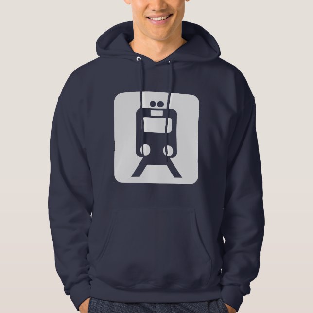 Moletom Sinal de Trem - Branco (Frente)