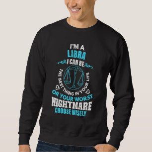 Moletom Sinal Zodiac Im A Gráfico Libra