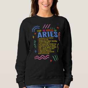 Moletom Sinal Zodíaco 10 Principais Regras De Aries Astrol