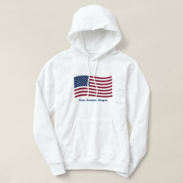 Moletom Sinalizador Americano com Slogan Personalizado