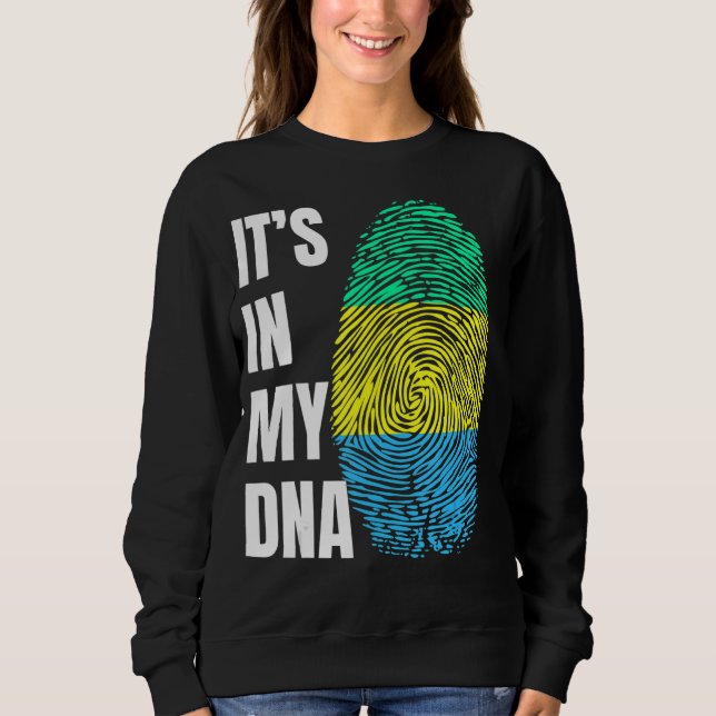 Moletom Sinalizador de Biometria do DNA de Impressão Digit (Frente)
