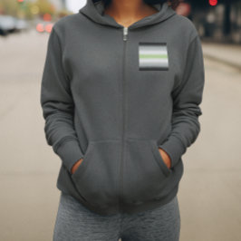 Moletom Sinalizador de Ordenação do Agender Gradiente com 