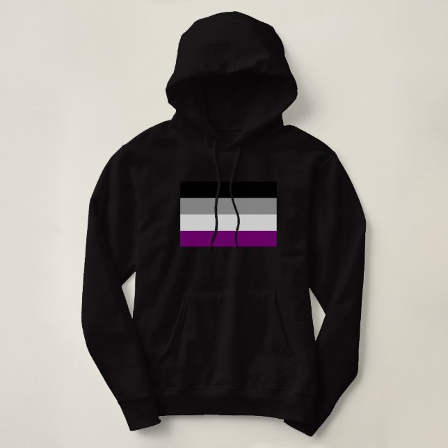 Moletom Sinalizador de Orgulho Asexual (Frente do Design)