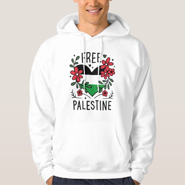 Moletom Sinalizador de palestina livre (Frente)