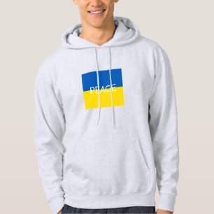 Moletom Sinalizador de texto personalizado amarelo azul-az