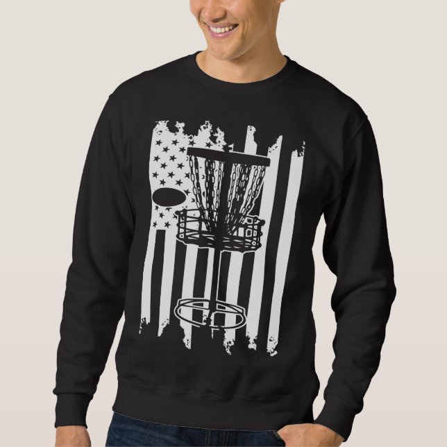 Moletom Sinalizador Disk golf USA (Frente)