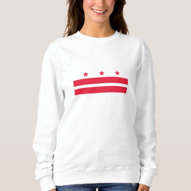 Moletom Sinalizador do Estado Washington DC (Frente)