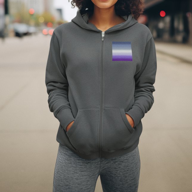 Moletom Sinalizador do Orgulho Lésbico do Botão Gradiente  (Criador carregado)