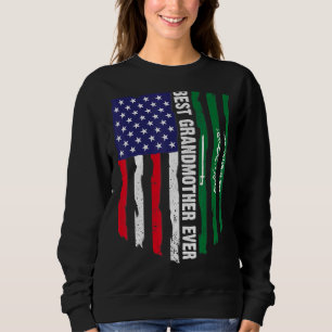 Moletom Sinalizador dos EUA e bandeira da Arábia Saudita M