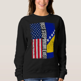 Moletom Sinalizador Dos Eua E Melhor Stepmo Da Bandeira Da