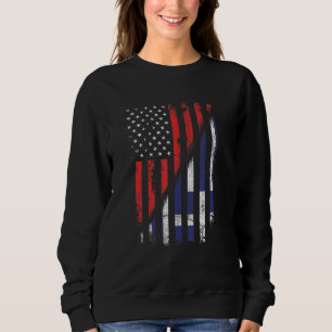 Moletom Sinalizador Grego Americano Estilo Retro Estilo Us