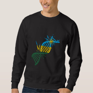 Moletom Sinalizador Ruanda DNA Molecule Rwandan Pride Rwan