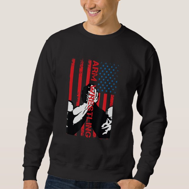 Moletom Sinalizador Usa da Luta de Braço (Frente)