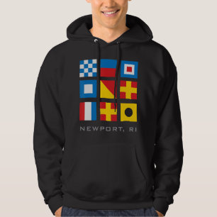 Moletom Sinalizadores Náuticos Da Ilha Ri Rhode, Newport