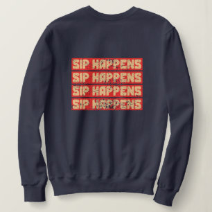 Moletom Sip Happens – Funny Panda Boba Estilo Retro