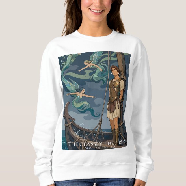 Moletom Siren Song Over Stormy Seas (Frente)