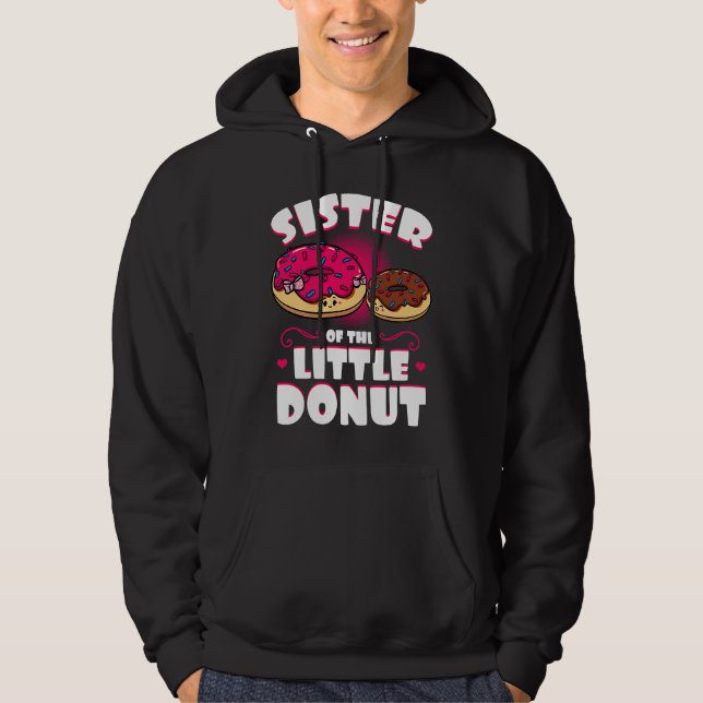 Moletom Sister Of The Little Donut Dessert Food Doughnut S (Frente)