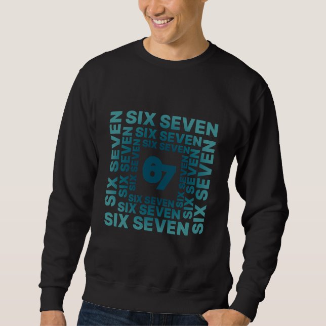 Moletom Six Seven 67 Graphic  | Minimal Streetwear  (Frente)