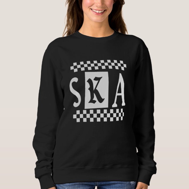 Moletom Ska Checker 2 Tone (Frente)