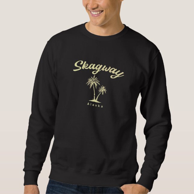 Moletom Skagway Alaska Summer Ak Gateway Tropical Ao K (Frente)