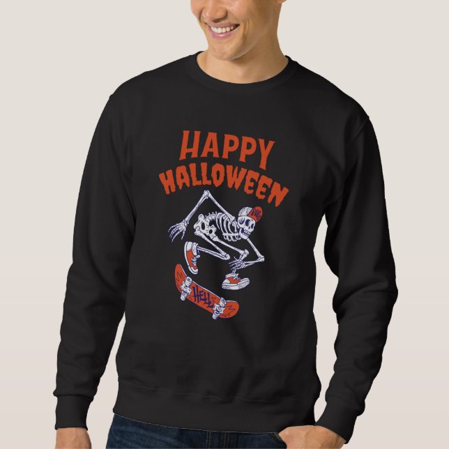 Moletom Skateboard Halloween (Frente)