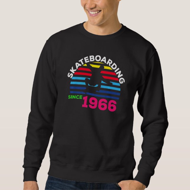 Moletom Skateboard Vintage Sunset Desde 1966 (Frente)