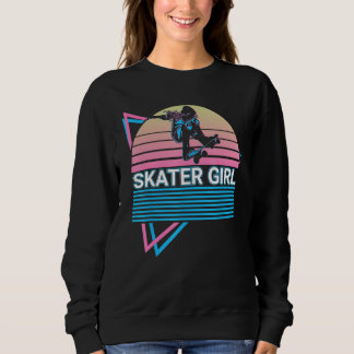 Moletom Skateboarding Skating Skater Retro Skater Girl