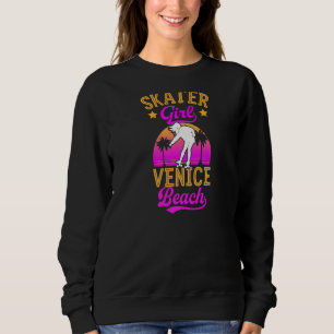 Moletom Skater Girl Venice Beach California Vintage Skateb