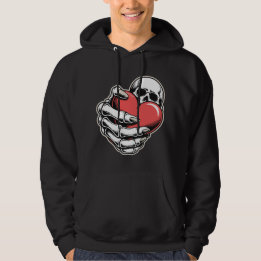 Moletom Skeleton Heart Hoodie – Dark Art Design