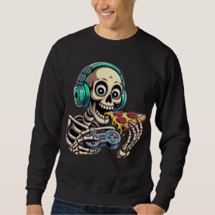 Moletom Skeleton: Jogos da Pizza Cheesy