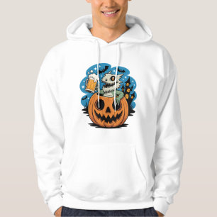 Moletom Skeleton Lizard em Pumpkin com Beer Mug