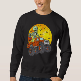 Moletom Skeleton Monster Truck Moon Candy Toddler Boys Hal