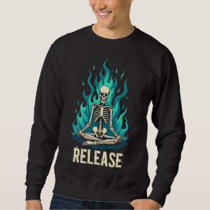 Moletom Skeleton Release Transgen Meditation Sweat De