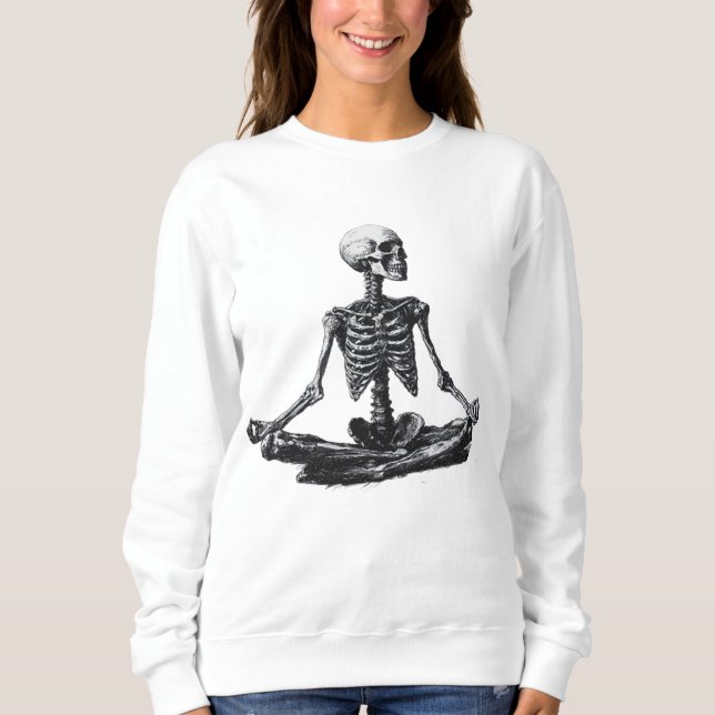 Moletom Skeleton Yoga (Frente)