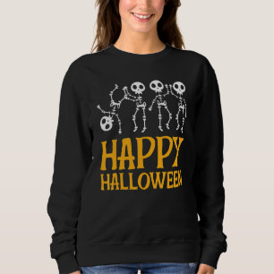 Moletom Skeletons Dançantes Feliz Dia das Bruxas