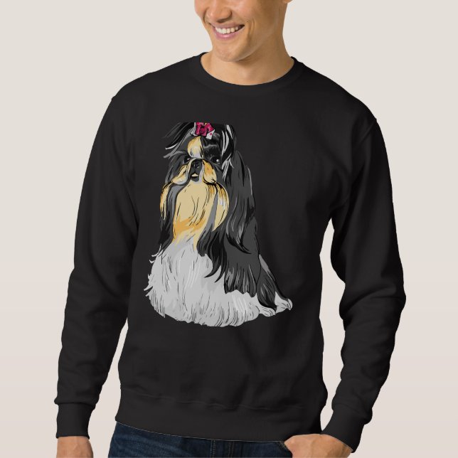 Moletom Sketch Dog Shih Tzu Breed (Frente)