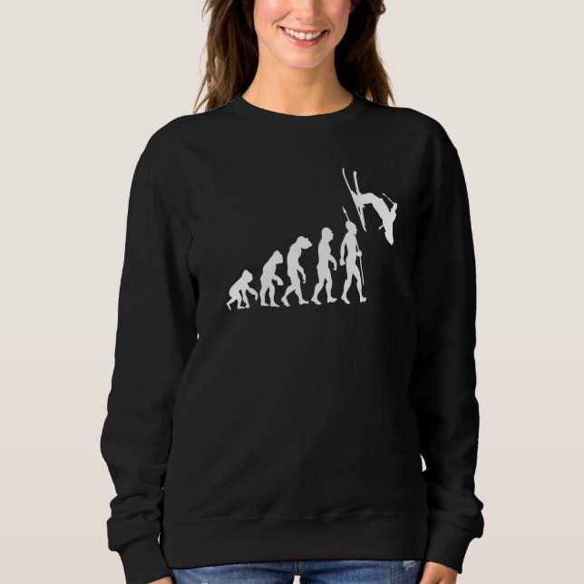 Moletom Ski Jumping Outfit Skiing Snow Skier Evolution (Frente)