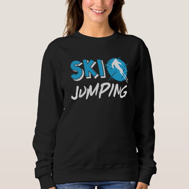 Moletom Ski Jumping Ski Jumper Ski Jump Hill Snow Winter S (Frente)