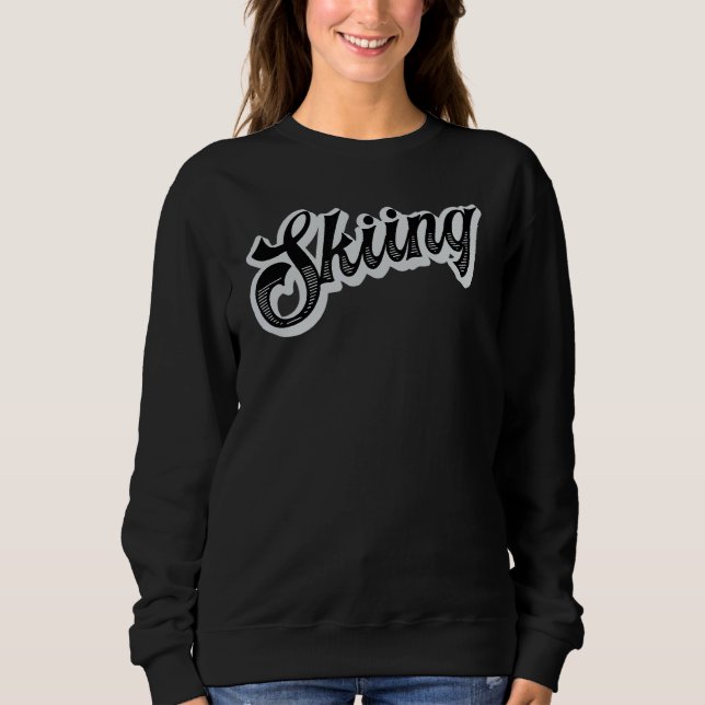 Moletom Skiing Skier (Frente)