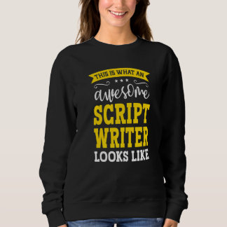 Moletom Skript Writer Job Title Employee Funny Worker Skri
