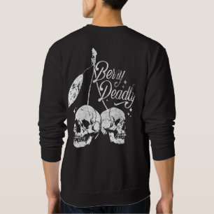 Moletom Skull Cherry Spooky and Sweet Gothic Halloween