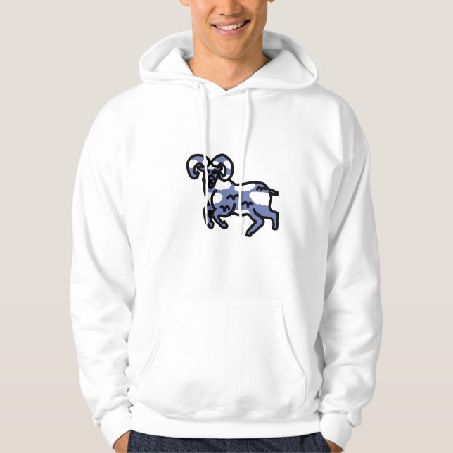 Moletom Sky Ram Zodiac Sweatshirt – Aries Identity Gift (Frente)