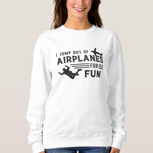 Moletom Skydive Skydive Jump Plane Ideia Gift (Frente)